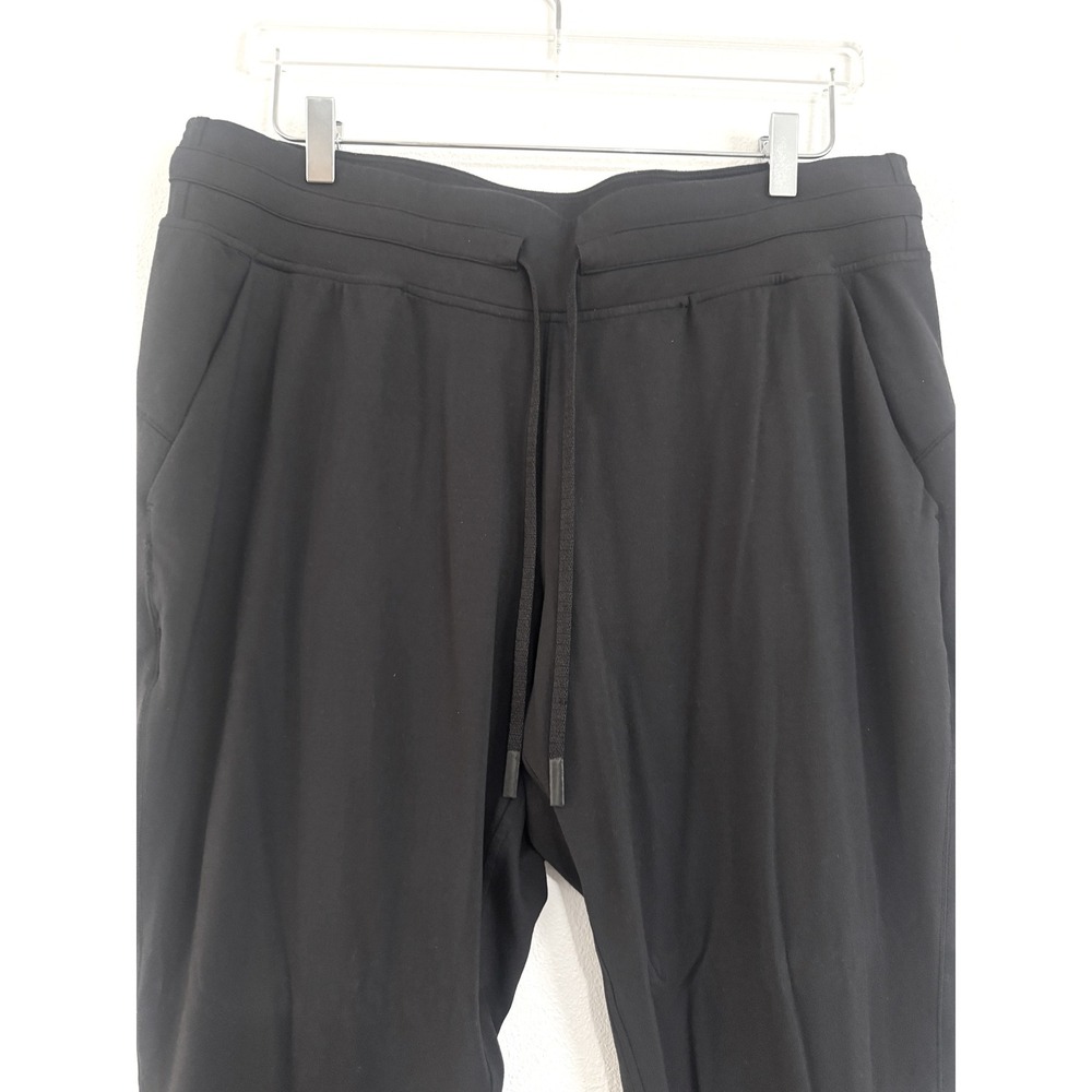 Lululemon On The Fly Jogger Black Drawstring High Rise Lounge Pants - Picture 3 of 7